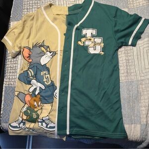 Men’s Tom and Jerry Green and Cream Set